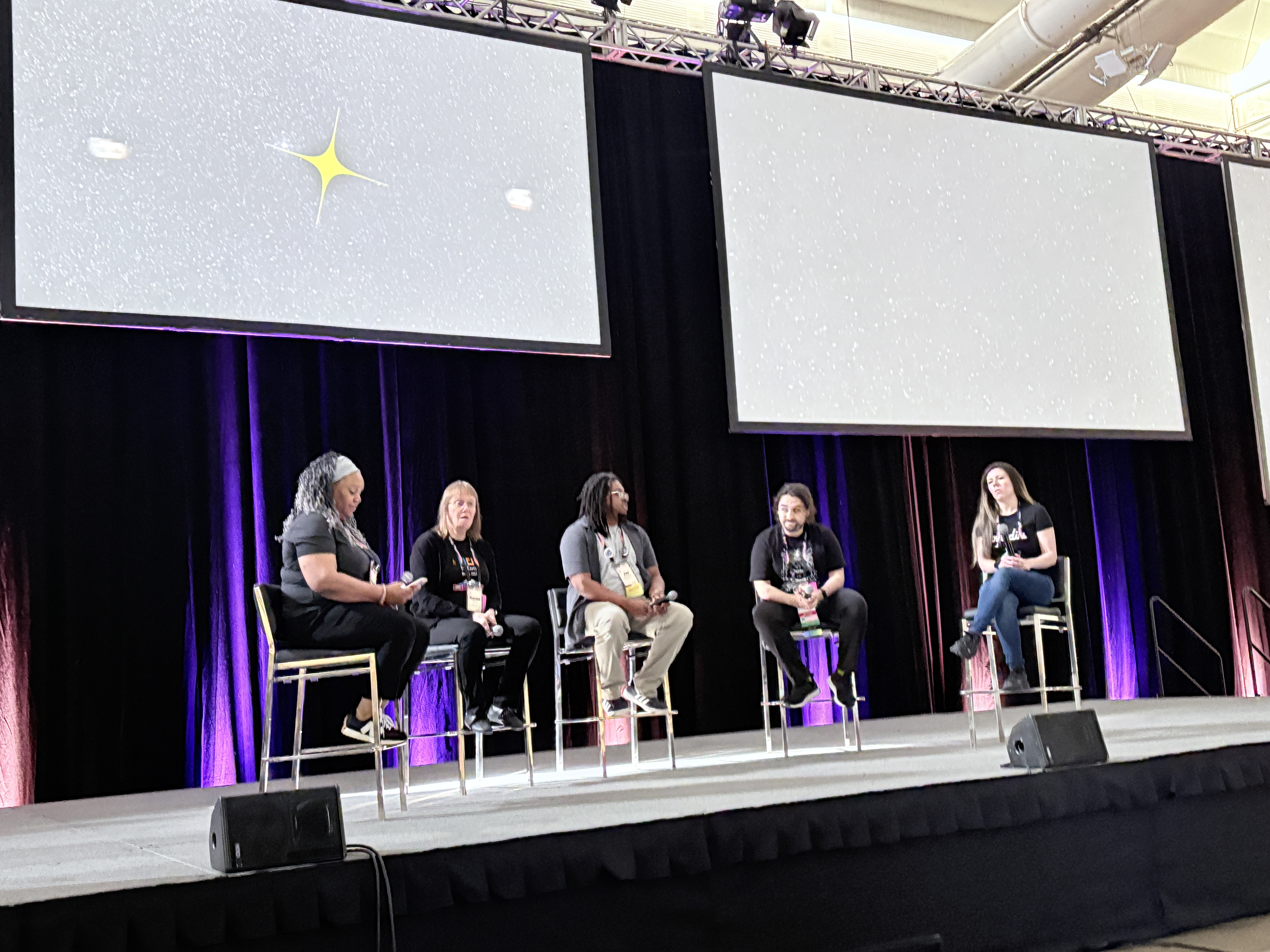 The D&I Panel with Alla, Keanya, Naomi, Jay and Cristian
